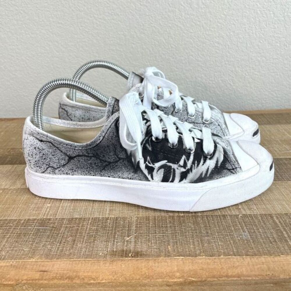 Converse Jack Purcell The One‎ with the Wedge Gorilla Shoes Womens 7 White Gray
